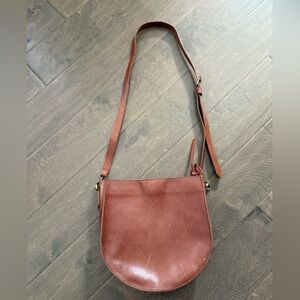 Madewell transport saddle bag Brown Leather